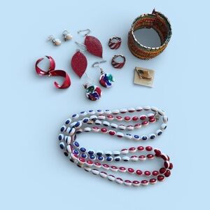 Elegant Multicolor Jewelry Set lot